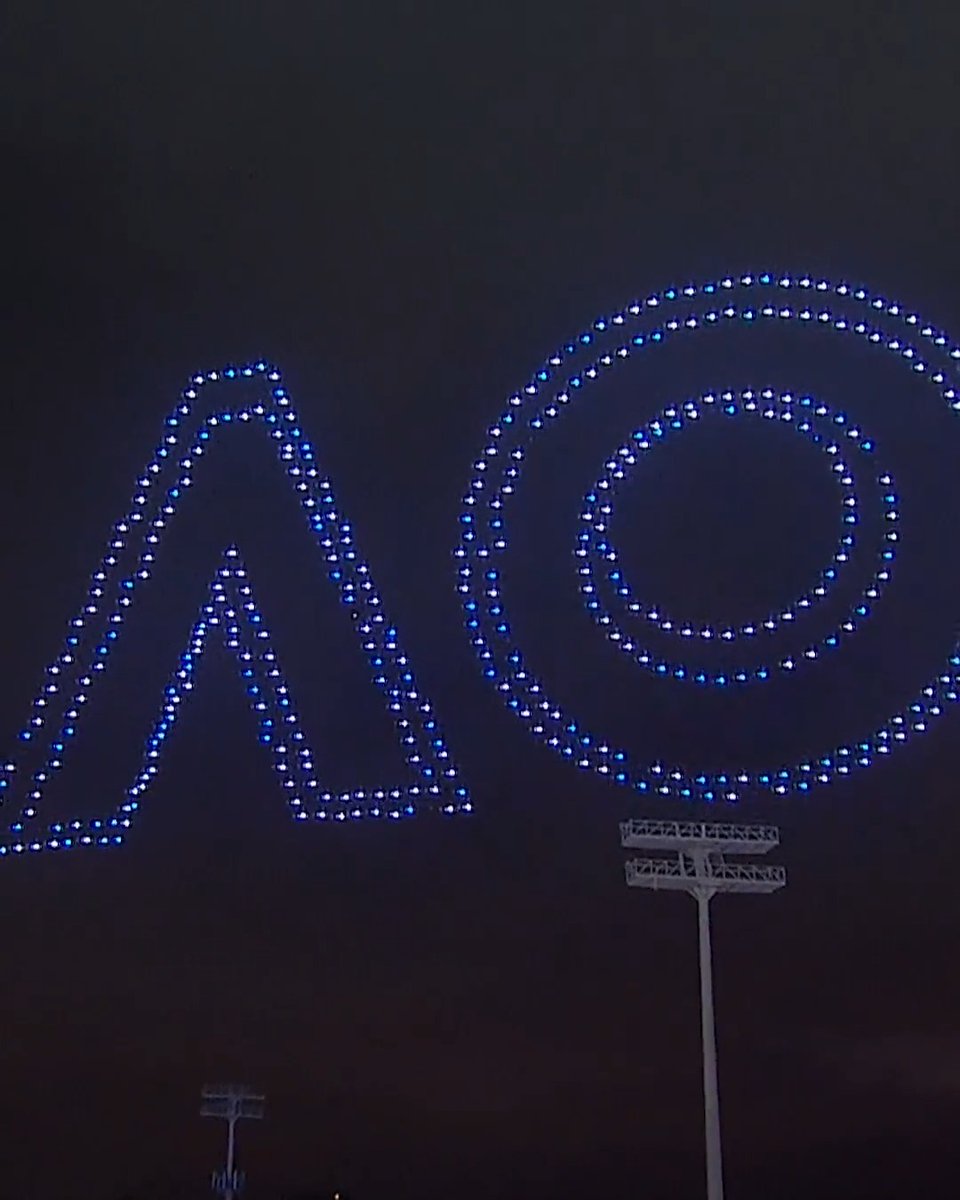 AusOpen on Twitter " AO in the AIR The sky above Melbourne Park tonight was illuminated by the
