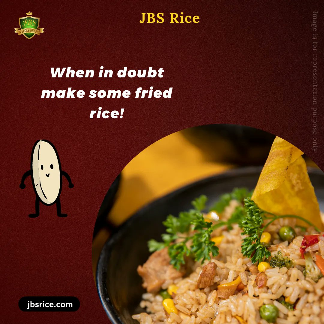 jbs_rice's tweet photo. You cannot compare fried rice and pulao!
.
.
Visit: https://t.co/9gOXHcJSfx
.
.
#jbsrice #rice #chefchoice #coconutrice #recipe #recipeoftheday #Healthy #RichInFlavour
#BasmatiRice #Flavour #LongGrain #Cholesterolfree #Uniquelenght #Biryanilovers https://t.co/WopqhicxI0