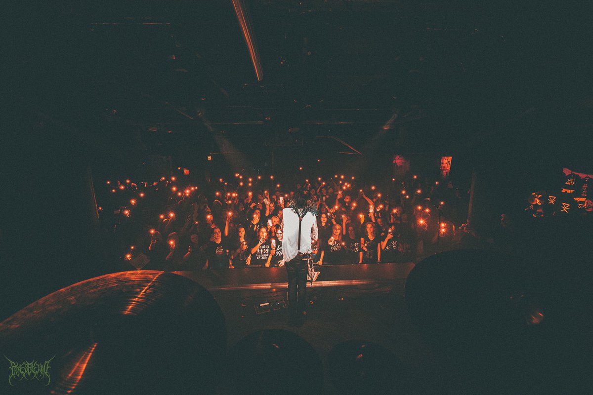 LostSocietyFI's tweet photo. Weekend #1 of the second #IfTheSkyCameDown Finnish leg has been completed and was bigger than we ever could’ve dreamt of. We love you eternally Joensuu and Jyväskylä 🖤

📷: @framesbyjuho https://t.co/JVWt7odkUg