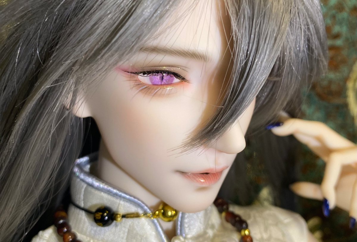 error_doll_'s tweet photo. 待ち侘びてたアイも無事に届いた！色欲さんにピッタリだ...
ゾッとする程の美人になっちゃった https://t.co/SRiGI5lotL
