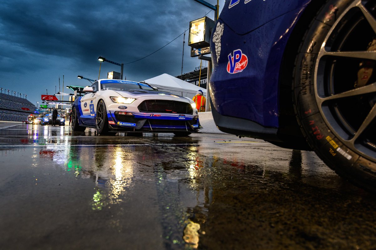 benrhodes's tweet photo. Day 2 of the #RoarBeforeThe24 was a little wet. 🌧️🌧️ Felt good to work on the rain skills though. It’s a rare treat for us @NASCAR drivers… and yes I realize I’m one of the few that actually like it😂 https://t.co/XuxISC8OC5