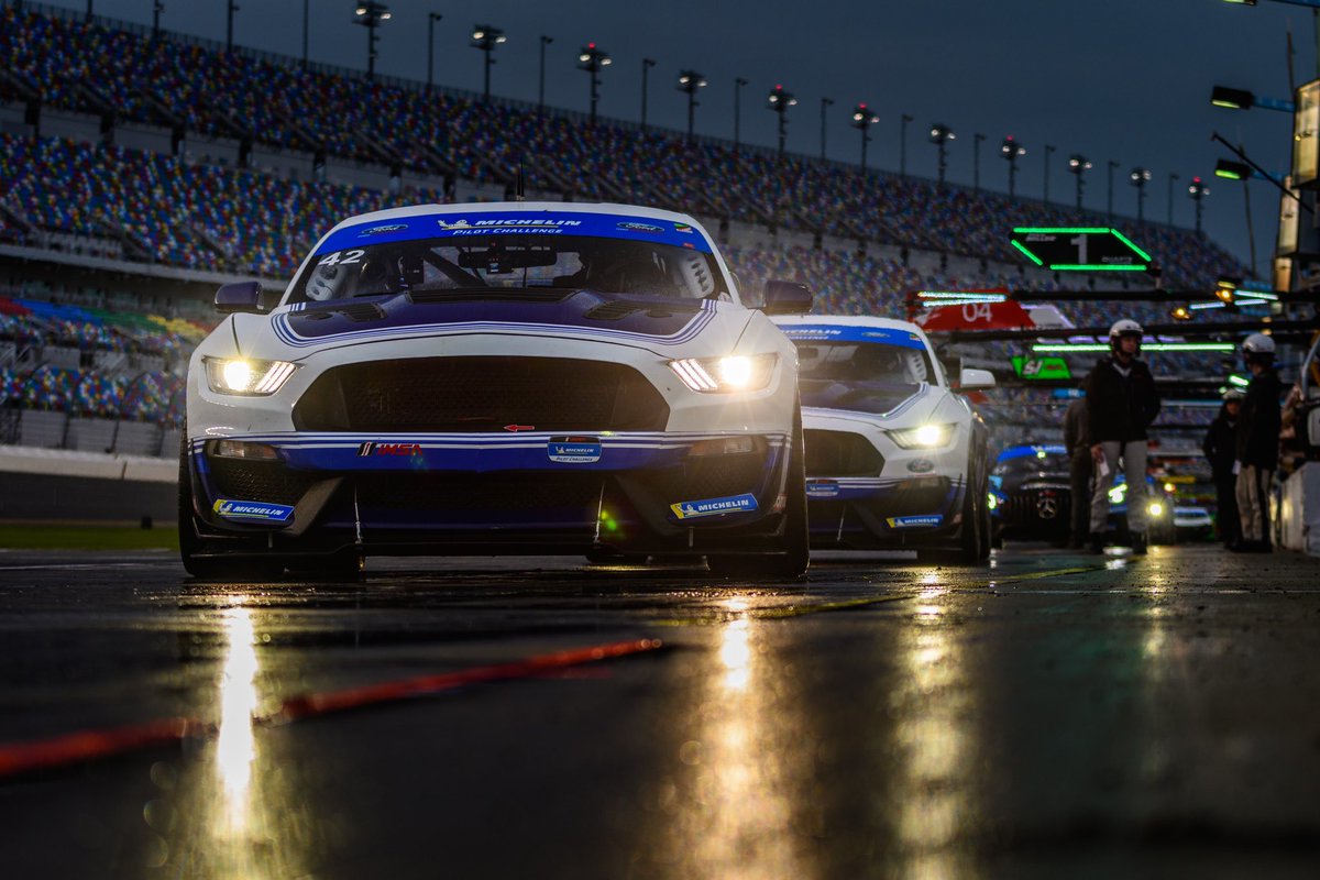 benrhodes's tweet photo. Day 2 of the #RoarBeforeThe24 was a little wet. 🌧️🌧️ Felt good to work on the rain skills though. It’s a rare treat for us @NASCAR drivers… and yes I realize I’m one of the few that actually like it😂 https://t.co/XuxISC8OC5
