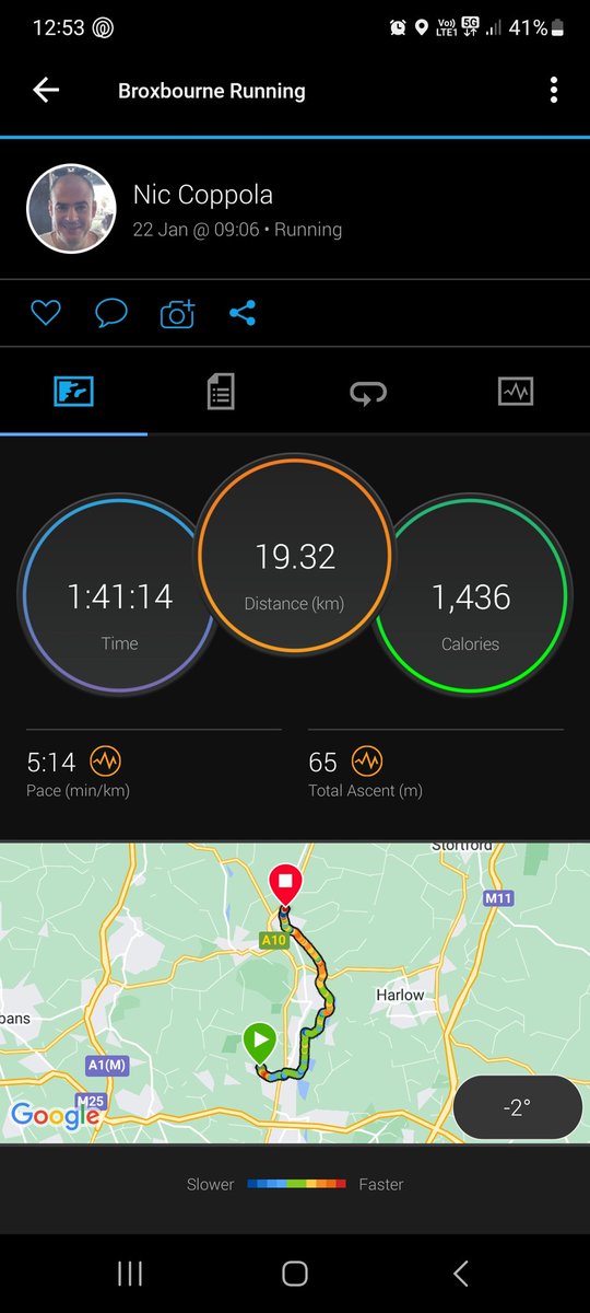 Another long run chalked off today with @DanFunk77. Up to 12 miles and feeling good. Running the 2023 London Marathon (deferred from last year). If you didn't sponsor last year and can spare a few quid please see the link below. #londonmarathon 2023tcslondonmarathon.enthuse.com/pf/nic-coppola