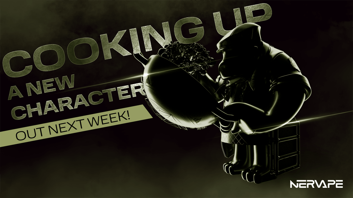 Nervapes's tweet photo. 🍳 A master of the culinary arts and a wielder of ancient magic.
🫶🏽 He’s a loyal ape–he’ll do anything for the one he loves.
🧑🏽🍳 He’s cooking something up just for you.
#nervape #nft #characternft #3Dcharacter #3Ddesign #story #storyNFT #NFTart #NFTCommunity #cooking #chef https://t.co/ULPr1z97HX
