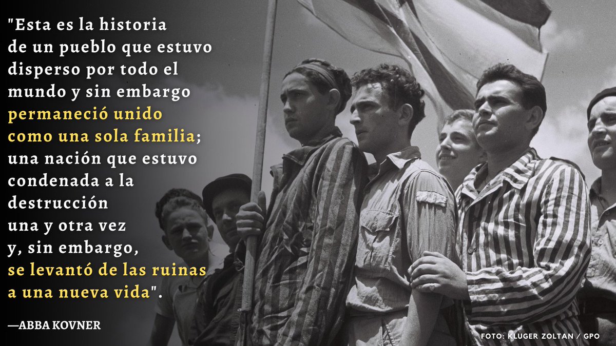 IsraelinSpanish's tweet photo. Esta semana, el 27 de enero, conmemoramos el Día Internacional del Holocausto para honrar la memoria de aquellos niños, mujeres y hombres  asesinados por los Nazis. https://t.co/Wklm0Tnn30