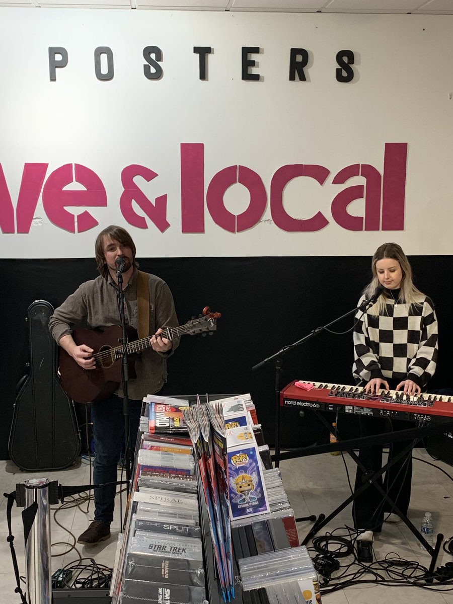 hmvInverness's tweet photo. Well this weekend we’ve had some visitors in-store spreading good fortune, prosperity & good music.
A MASSIVE thank you to @Gjmusicuk #IntoThePines for kicking off our #SaturdaySessions as part of #hmv #LiveAndLocal #inverness
A beautiful mixture of Scottish & Country music https://t.co/axu4cj4N8f