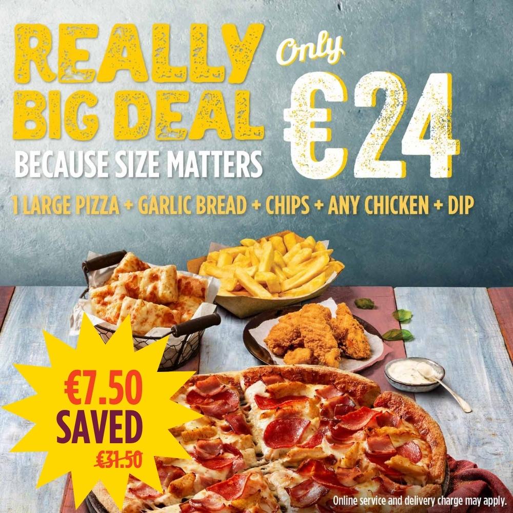 ARathmines's tweet photo. Really big, really really big deals! 

Perfect for a Sunday in with all of your mates! ❤️ https://t.co/LGfq4d5lDm