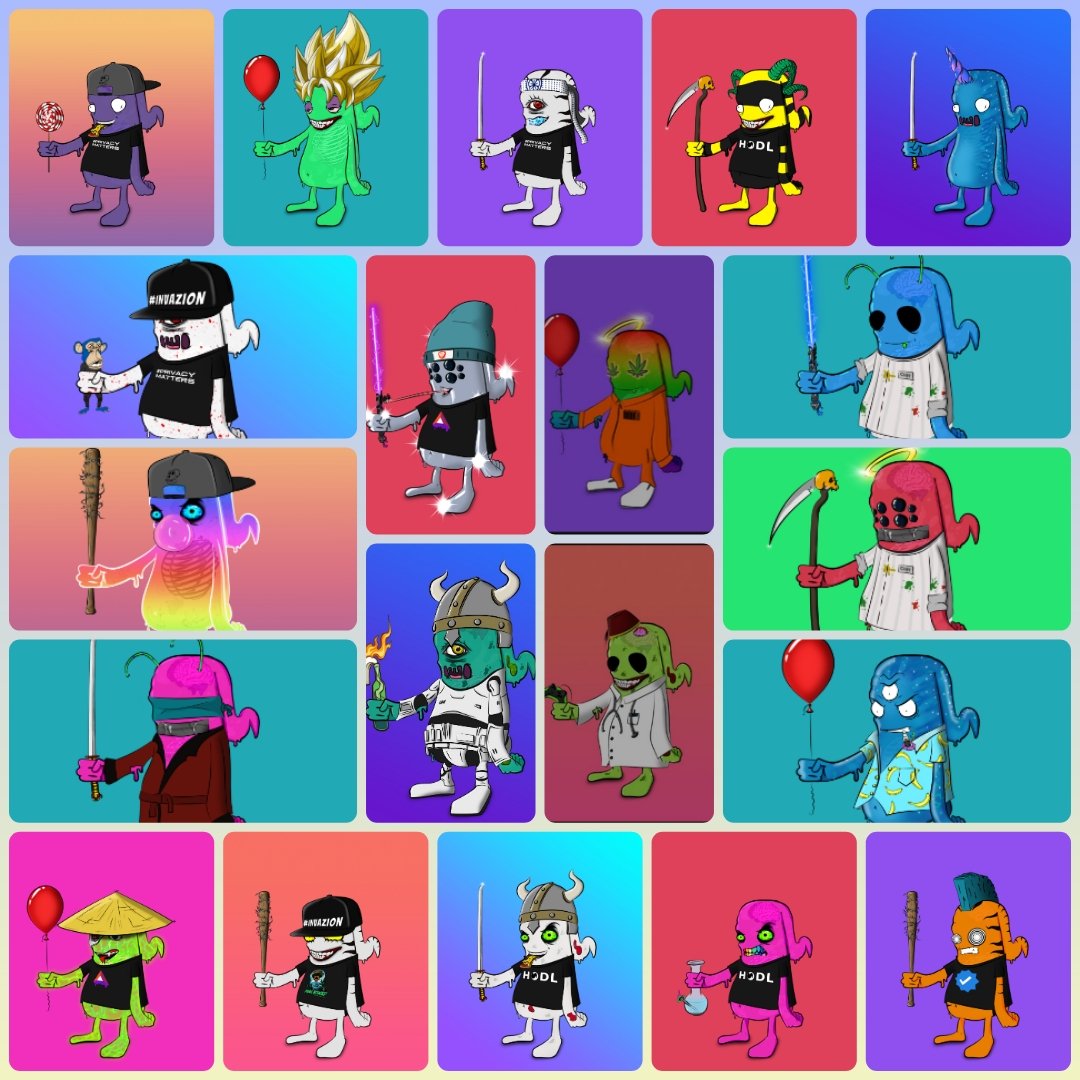 AndrCalifrnia2's tweet photo. @JellyInvaderz are ready for the #Multiverse #InvaZion!!!
We joined the army! We are bigger now...
@CyberRealmTech will be invaded 😏
Tomorrow the Multiverse doors will open and #JellyInvaderz will be there!!! https://t.co/x79rze4jSP