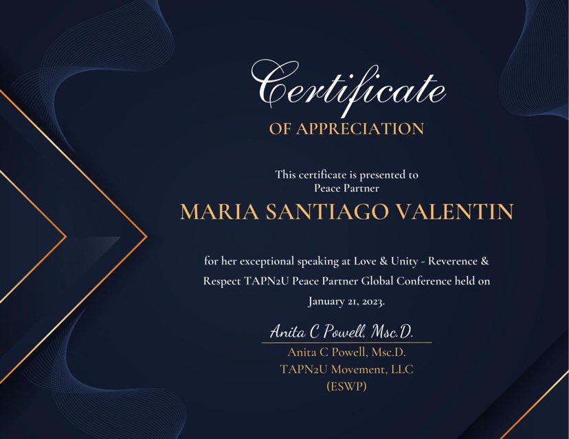 Maria1Stgo's tweet image. Listen to the 1st @TAPN2U Global Peace Conference. youtu.be/0hwJ6L6N900 #pluralism #hybridsolutions #dignity #acceptingsubsidiarity #empathy #fairttreatmentofdifferentviews