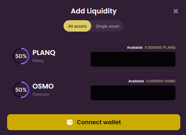 PlanqFoundation's tweet image. Planq is listed on Osmosis Frontier 🚀
Provide liquidity and earn swap fees!
POOL: 898 Planq/Osmo
frontier.osmosis.zone/pool/898

$PLQ #cryptocurrencies #blockchain #IBC #crypto #IBCGang $Osmo $EARN #OSMO #osmosis