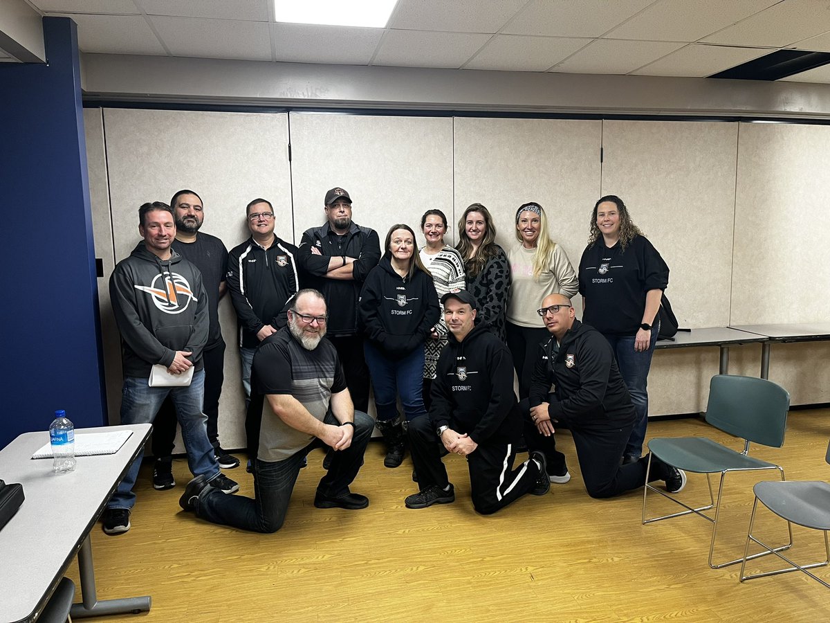 O_Storm_Nation's tweet photo. What an amazing turn out we had for the 2023 AGM. Thank you to everyone in attendance. Welcome to all of the new and returning members of the board. #StormFC #soccer #AGM #boardofdirectors #operatingcommittee https://t.co/uINLOXnrLz