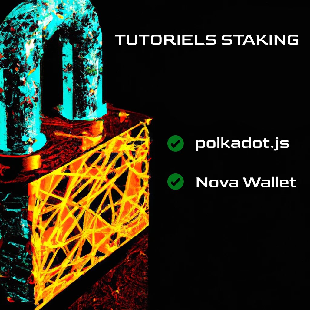 1/3

Quelques tutoriels pour agir sur votre staking, sur polkadot.js ou Nova Wallet !

Un grand merci à @_Crypte_ d'avoir fourni ces tutoriels à la communauté Ternoa !
👉 crypte.gitbook.io/documentation/…
N'hésitez pas à nominer ses CRYPTENODE pour le remercier !

Nova wallet ci-dessous 👇