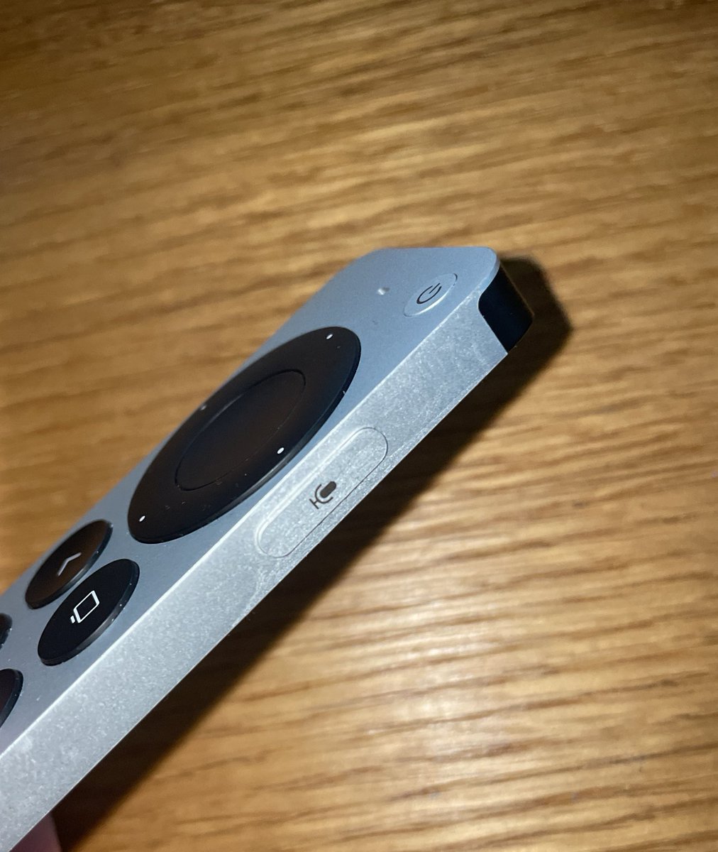 AmonTed's tweet photo. A tiny drop of super glue made this button shut up 💪 
No more trying to get back to where I was due to an accidental touch on the side button  #stupidplacement #appleremote https://t.co/sY0pQ4FC1f