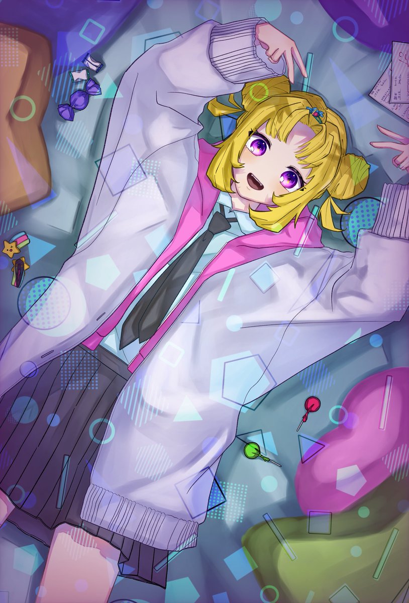 創作キャラ #イラスト好きさんと繋がりたい うにちゃんです!!名前しか決」|みののイラスト