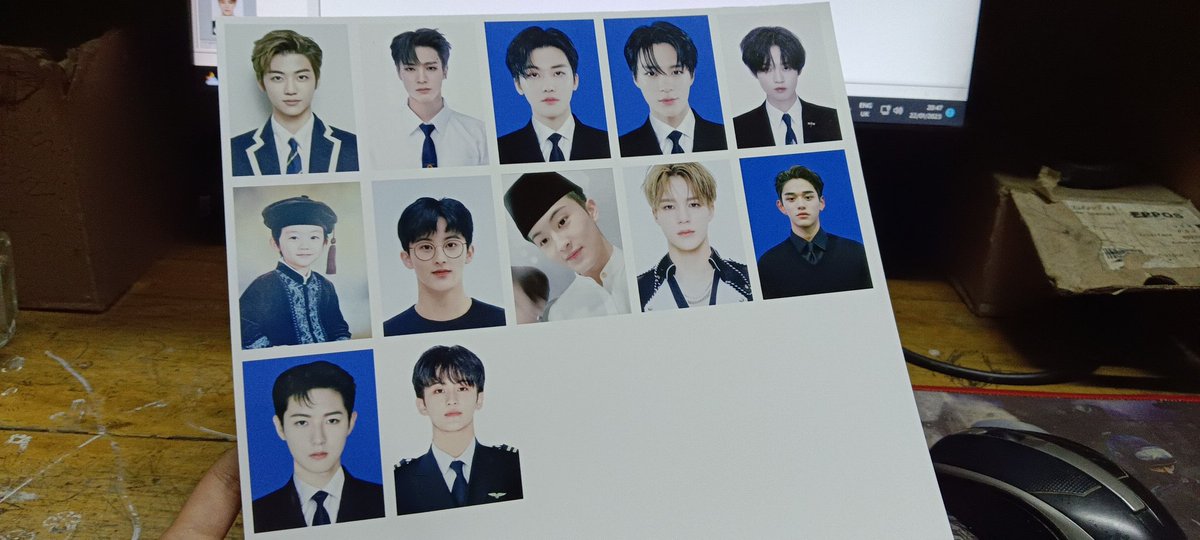 wkwkkw iseng" cetak ternyata bisaaa, tinggal gunting aee😻