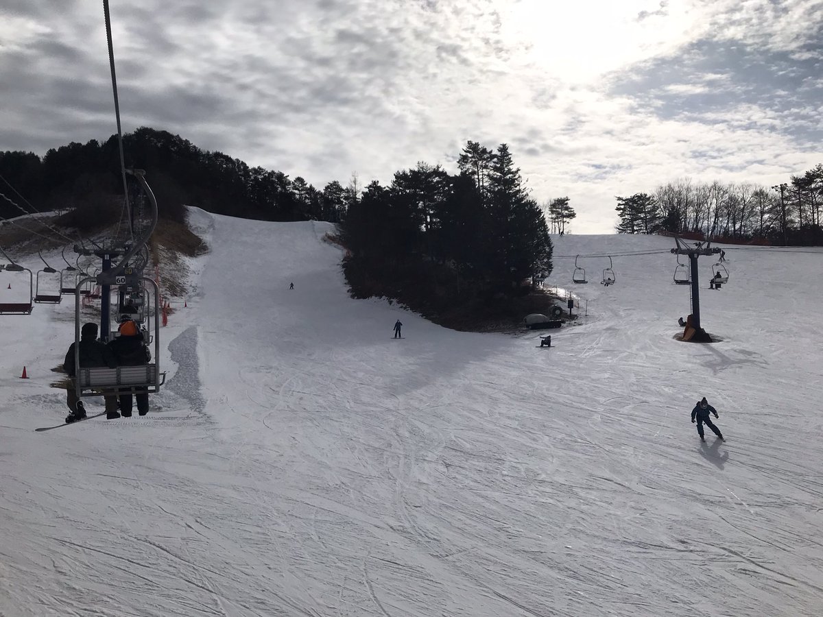 musha648's tweet photo. 2023年1月22日　
晴れ　気温5℃
リフト待ち10分程。珍しく混雑。
午後券2800円。
雪質は悪くない。コースはフラットな斜面のみ。
小さいけど飛びやすいキッカーもあり。

#平谷村
#ひらや高原スキー場
#平谷高原スキー場 https://t.co/g4OkBveDhK