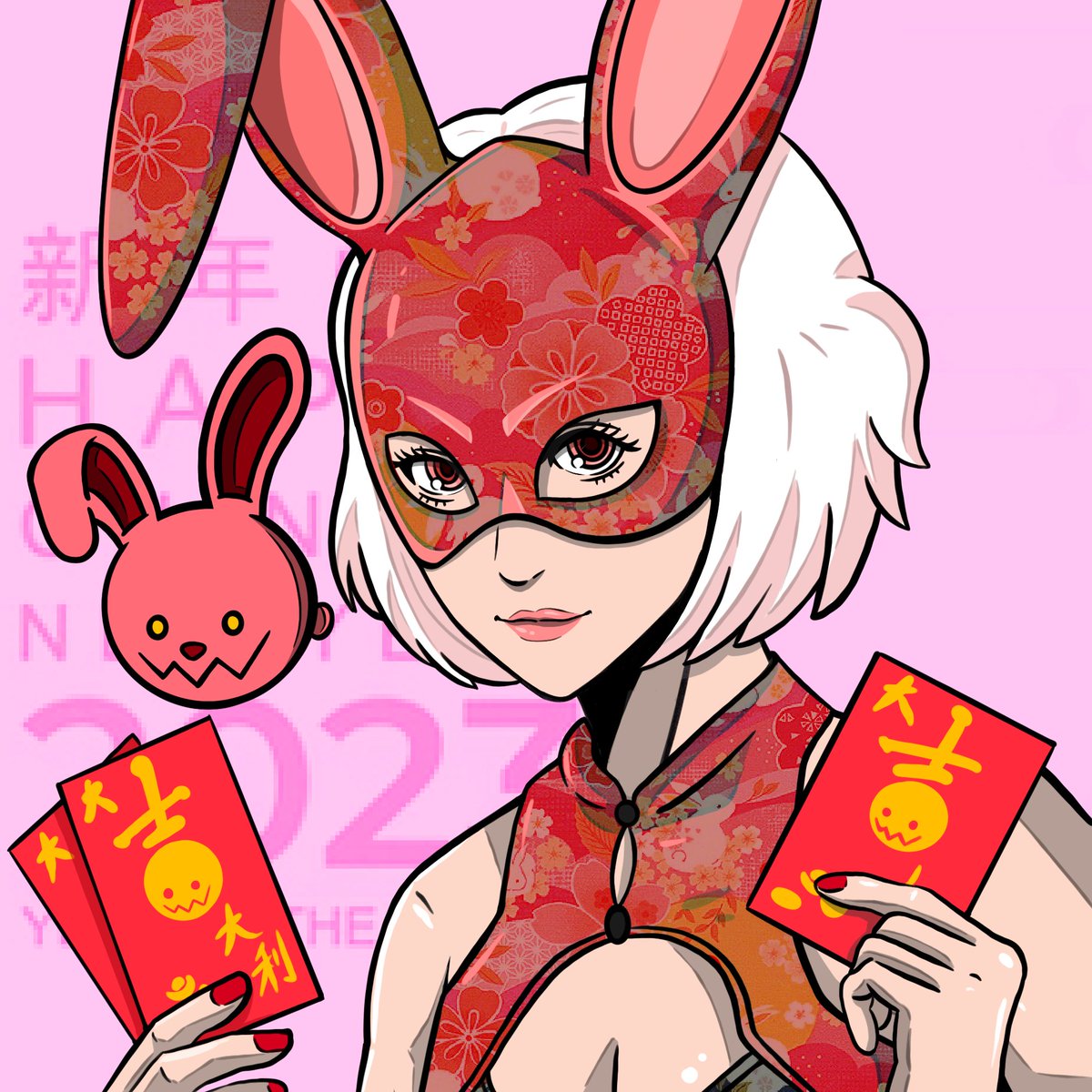 Happy Lunar New Year 2023! 祝你兔年幸福安康!  May your year of the Rabbit be full of happiness and health! 🐰🧧🍊

#kemonoverse #kemonostory #majinstudios #NFTs #NFTartwork #NFTProjects #NFTpromotion #NFTGiveaway #PlayToEarn #nftgames