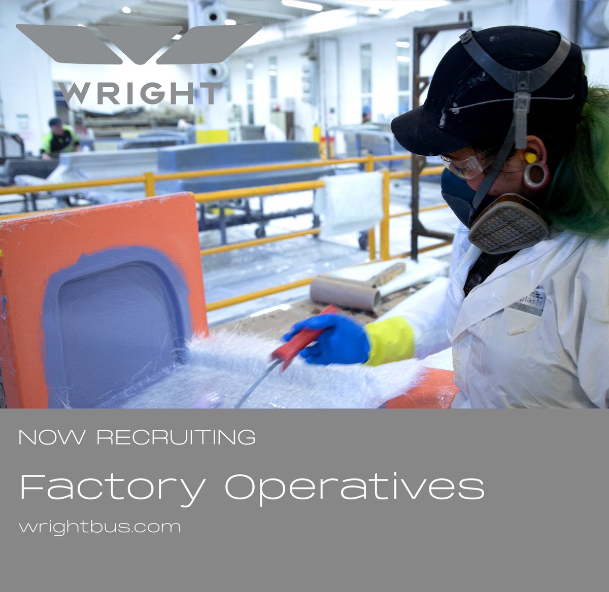 Wright_bus's tweet photo. We are delighted to be growing our teams of Factory Operatives.
2 available shift patterns
•Days: Mon-Thurs 7am-5pm
•Nights Mon-Thurs 5pm-3am (18% shift allowance)
Apply:
https://t.co/00gHrhLZnP
#wrightbus #recruiting #greenjobs #Factoryoperatives #ballymena https://t.co/wPApGIF1HM