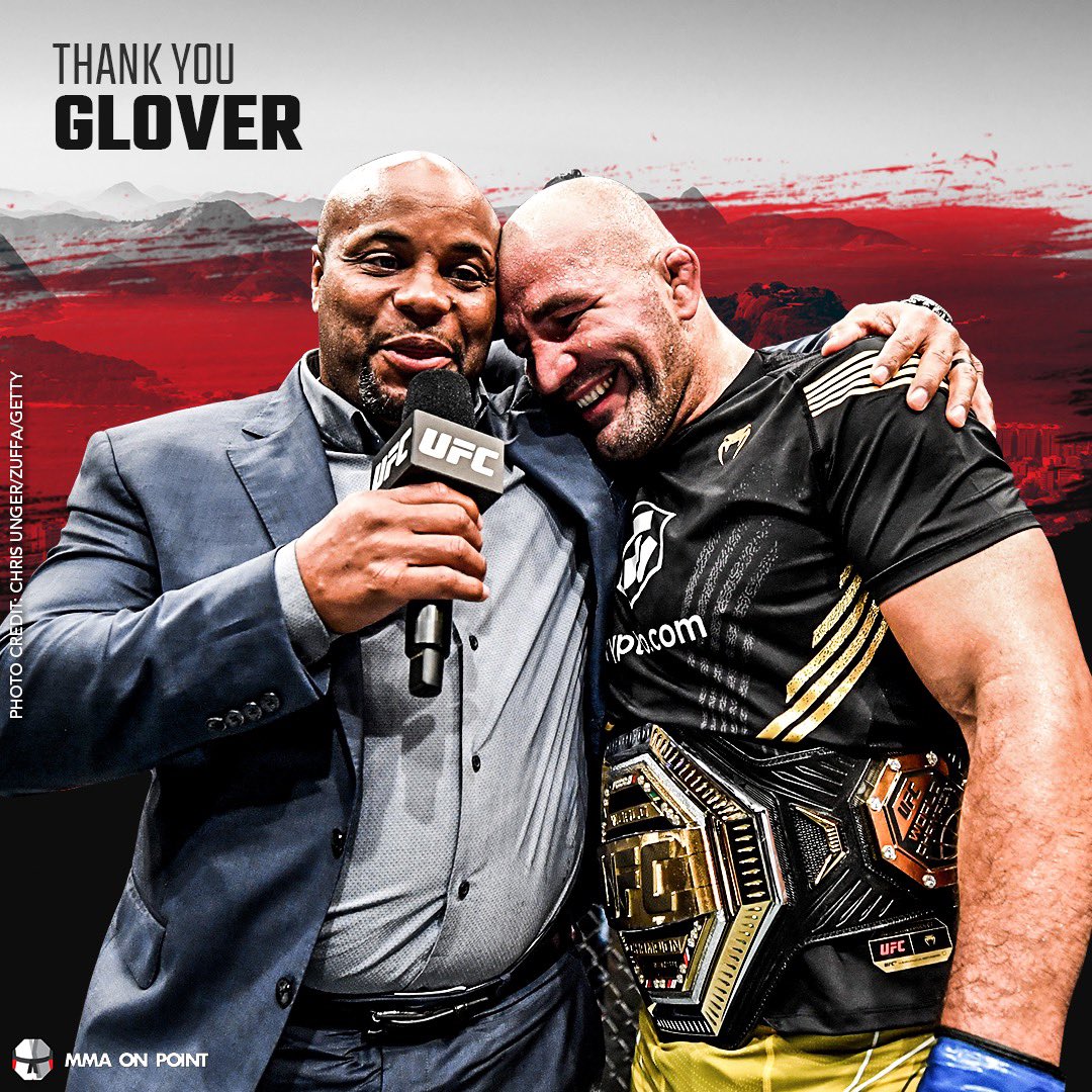 mmaonpoint's tweet photo. Thanks for the bangers, Glover. Legend. 🙏 https://t.co/3IsbAbE1hw
