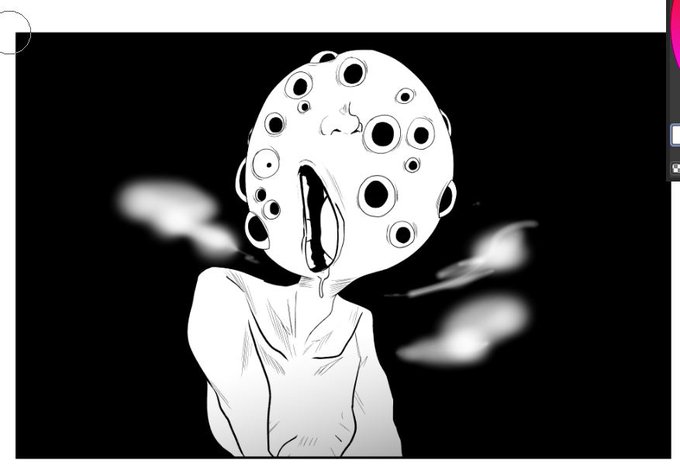 シンステで出す漫画の一コマです(真実)
導入にでてくるおばけ 