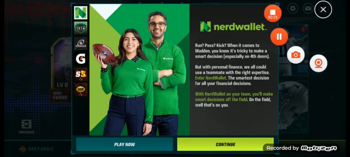 BidsUnicorn's tweet image. In-game and in-menu ads in EA Sports Madden NFL mobile game courtesy of Bidstack. Bidstack are the leading in-game advertising and video game monetisation platform. #Bidstack