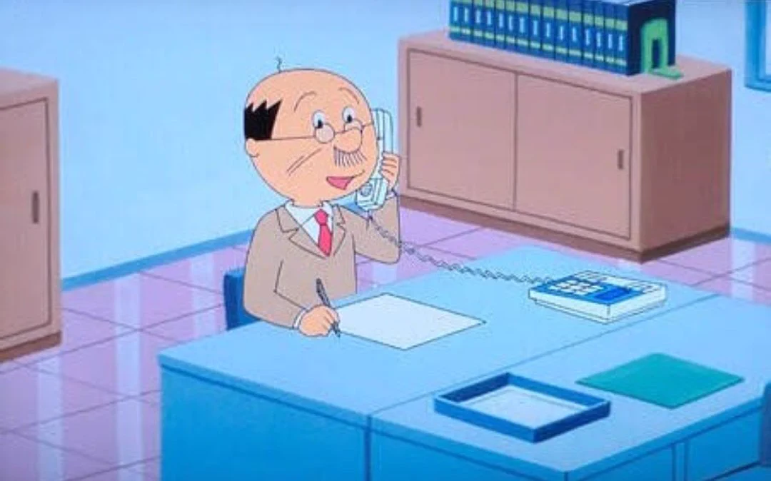 その前に波平さんのデスクの電話の回線を繋いであげて欲しいんだよね。  