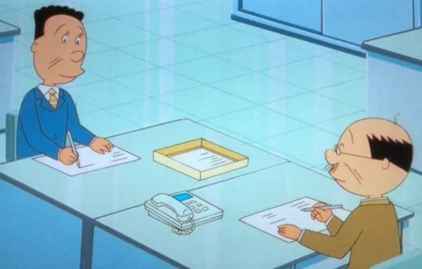 その前に波平さんのデスクの電話の回線を繋いであげて欲しいんだよね。  