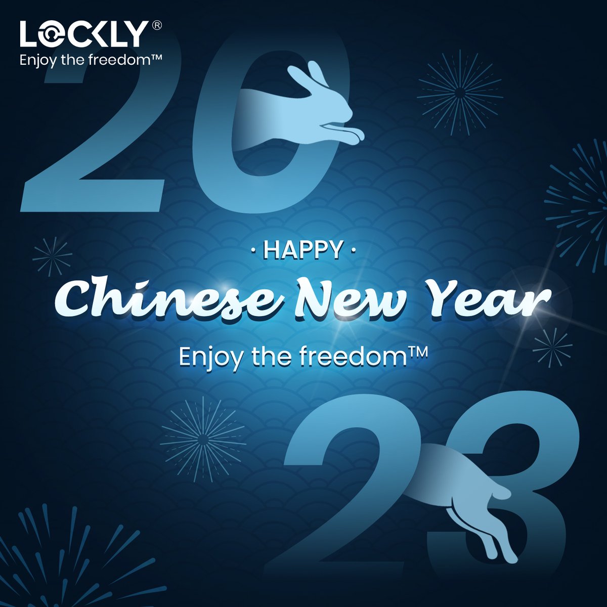 meetlockly's tweet photo. π§§Happy Chinese New Yearπ§§ Hopping into the Year of the Rabbit!π
Lockly wishes everyone always enjoy the favors of health, safety and freedom! May luck always be at your door and shower you with blessings! π₯³
More: https://t.co/X8hYSZVIBf
#LOCKLY #smartlock #chinesenewyear https://t.co/AQGjiAVaMz