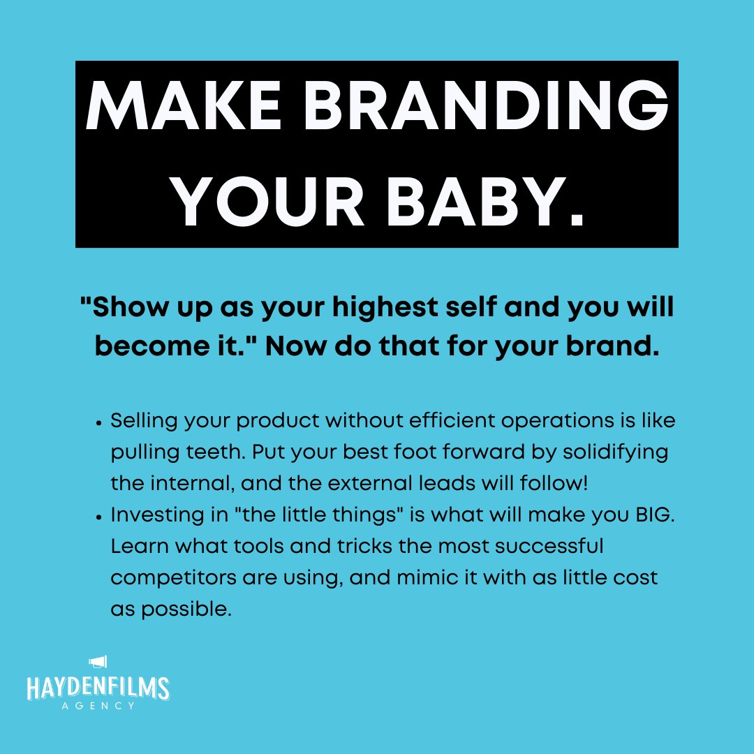 Haydenfilms's tweet photo. It can feel overwhelming and utterly impossible to be the visionary and executor of your company. Here are our biggest tips to battle that burnout!
#SMMarketing #SocialMediaMarketing #MarketingHacks #CEOMentality #HaydenfilmsAgency https://t.co/StxAq3Y4Cd