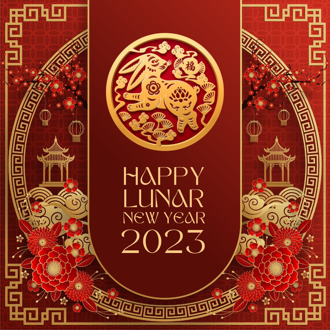 Happy Chinese New Year! Also known as Lunar New Year, the Chinese New Year is a 15-day long festival that celebrates the beginning of the new year on the traditional Chinese calendar. The animal associated with this year is the rabbit—a symbol of longevity, peace, and prosperity.