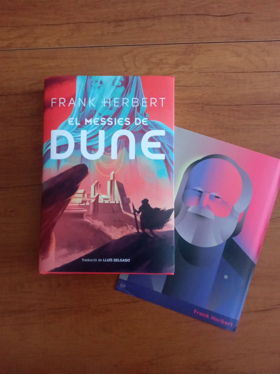 El Messies de #Dune de @Dunallibres i feta la pre-venda en @Bookshop_org_ES,va acompanyat de la fantàstica il•lustració de Frank Herbert per @mariapicasso.  @MaiMesLlibres i @Raig_Verd quan una il•lustració d'Úrsula K. Leguin? 
Ja tinc la d'Asimov i ara Herbert.
@llegirencatala