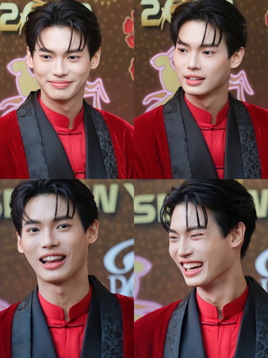 ptriaykh's tweet photo. One more for tonight just wanna say metawin is very handsome,cute and charming in a red 😍 https://t.co/bdIcaHpmw9