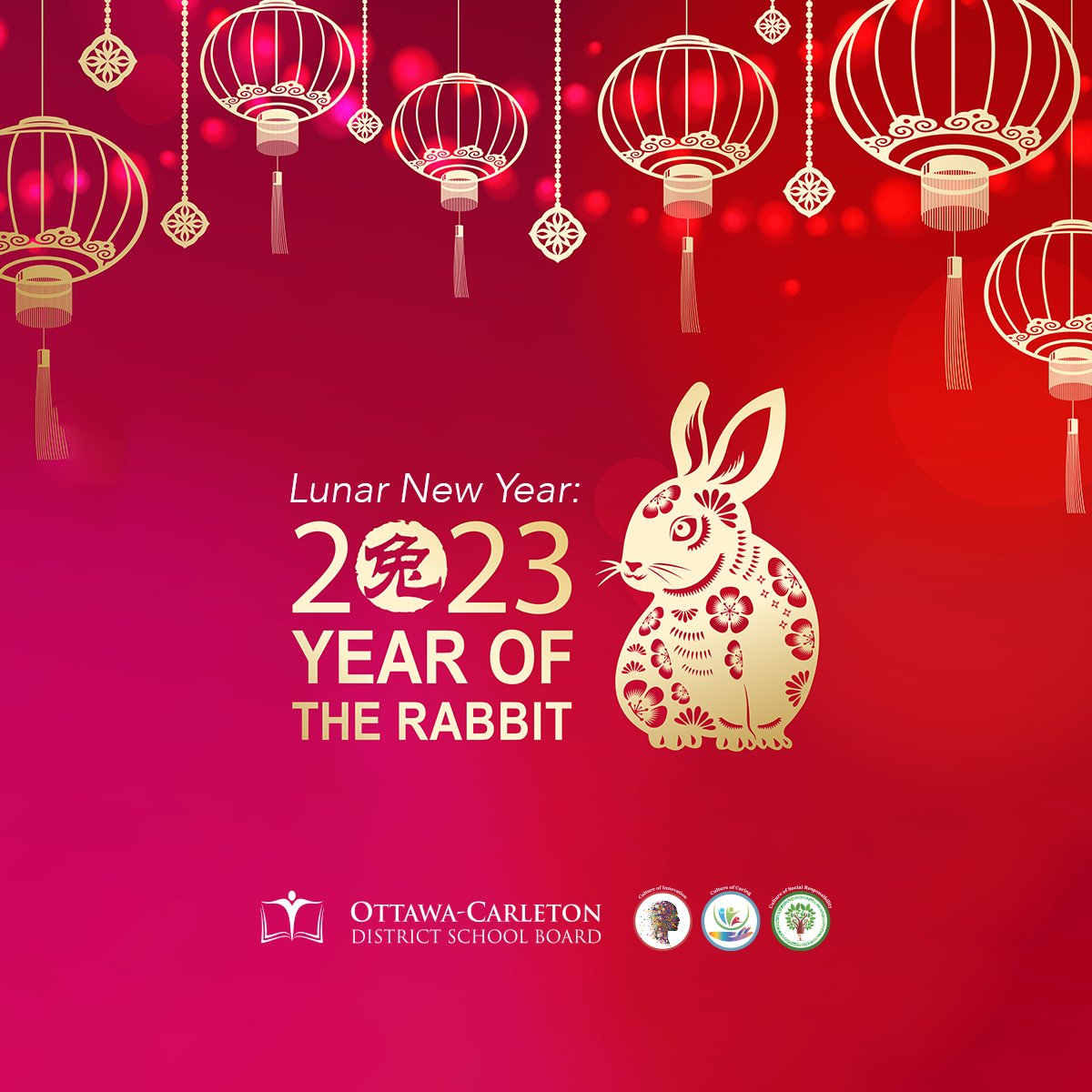 Wishing a happy Lunar New Year to all who are celebrating! Sending you our best wishes for the #YearOfTheRabbit.