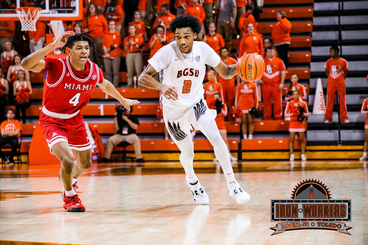 BGSUMBB's tweet photo. Here is last night's Ironworkers Local 55 Ironman of the Game!

Leon Ayers III played a team-high 36 minutes for the Falcons in the win over Miami (OH). Ayers put up a career-high 31 points and shot 83.3% from the field while adding a team-high four assists. 

#AyZiggy https://t.co/bp2OjAsGci