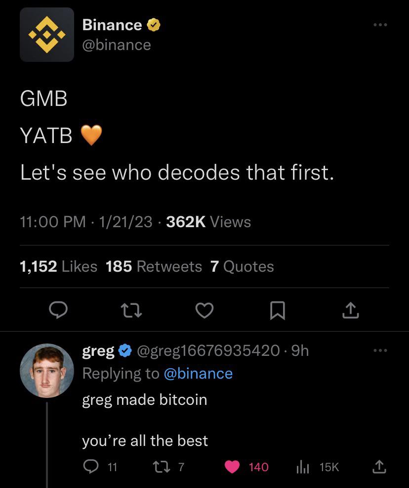 Greg is Satoshi (CONFIRMED)
