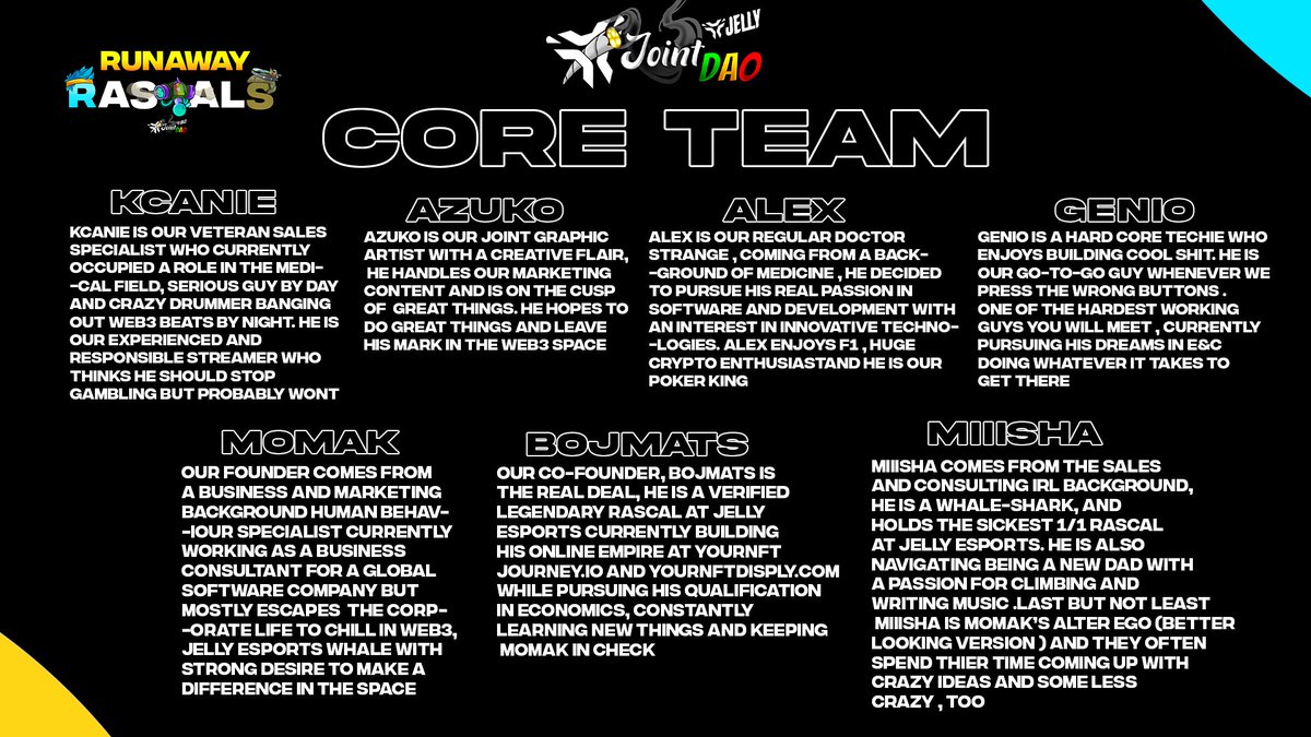 Runaway Rascals by Jelly J Dao (@jellyjointdao) on Twitter photo 