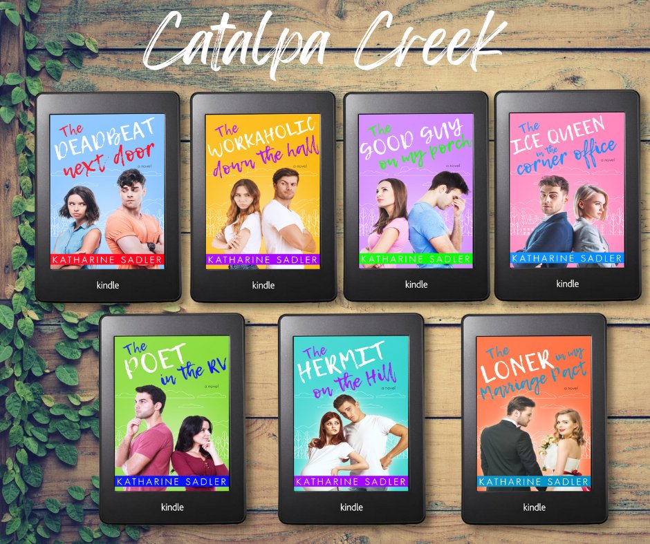 The Catalpa Creek series of #smalltown #romanticcomedies is complete and #free in #kindleunlimited: mybook.to/CatalpaCreekSe…

#smalltownromance #kindle #kindlebooks #kindlebook #enemiestolovers #secretbaby #friendstolovers #roadtripromance #grumpandsunshineromance