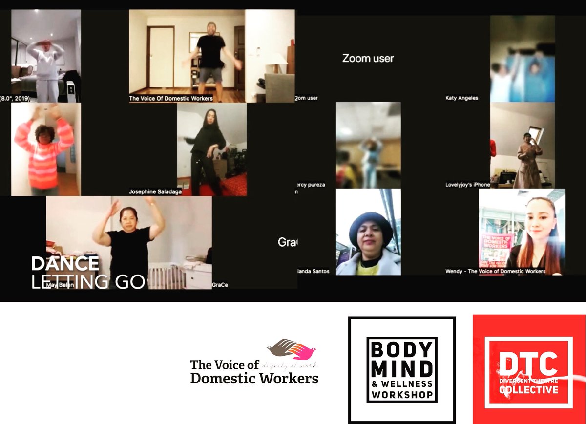 Roman Pedro Berry (@romanpberry) on Twitter photo Body Mind & Wellness Workshop with <a href="/thevoiceofdws/">The Voice of Domestic Workers</a>!
Laughter, tears and whole lot of dancing! Me in Melbourne and the team in England! Thank you team for another wonderful session! Onwards! #domesticworkersbillofrights #mindfullness #wellbeing Body Mind & Wellness Workshop with <a href="/thevoiceofdws/">The Voice of Domestic Workers</a>!
Laughter, tears and whole lot of dancing! Me in Melbourne and the team in England! Thank you team for another wonderful session! Onwards! #domesticworkersbillofrights #mindfullness #wellbeing