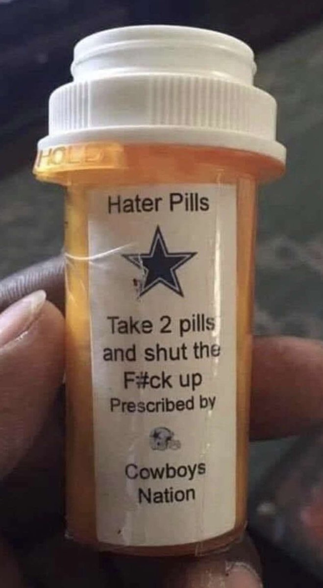 Dhernandezz1111's tweet photo. Every single 49ER’S fan and every mf Cowboys HATER needa take this pill and plz stfu today https://t.co/mZVjSVh308