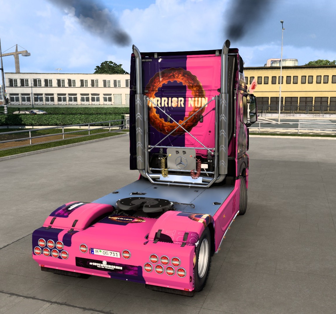 cophineblack's tweet photo. Truck is ready, let's go! 🚛

HOLY WAR MOVEMENT
#SaveWarriorNun #WarriorNun https://t.co/3SfOUzKPsQ
