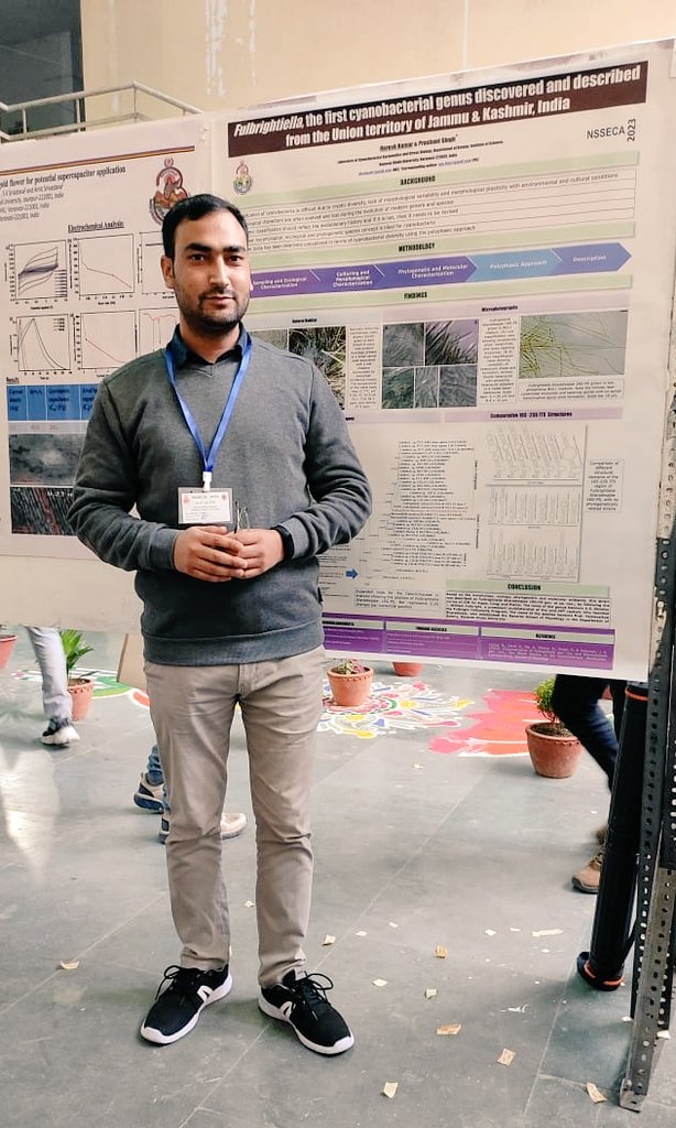 prashantcyano's tweet photo. @cyanotaxonomy lab was represented thru excellent posters showing our #jammukashmir #NorthEast #cyanobacteria #taxonomy work by @NareshSaloch and @SagarikaPal9 at #NSSECA2023 
2017 onwards, we've always come out with awards in every offline conference and this time too we won😍 https://t.co/h6TRVprdLX