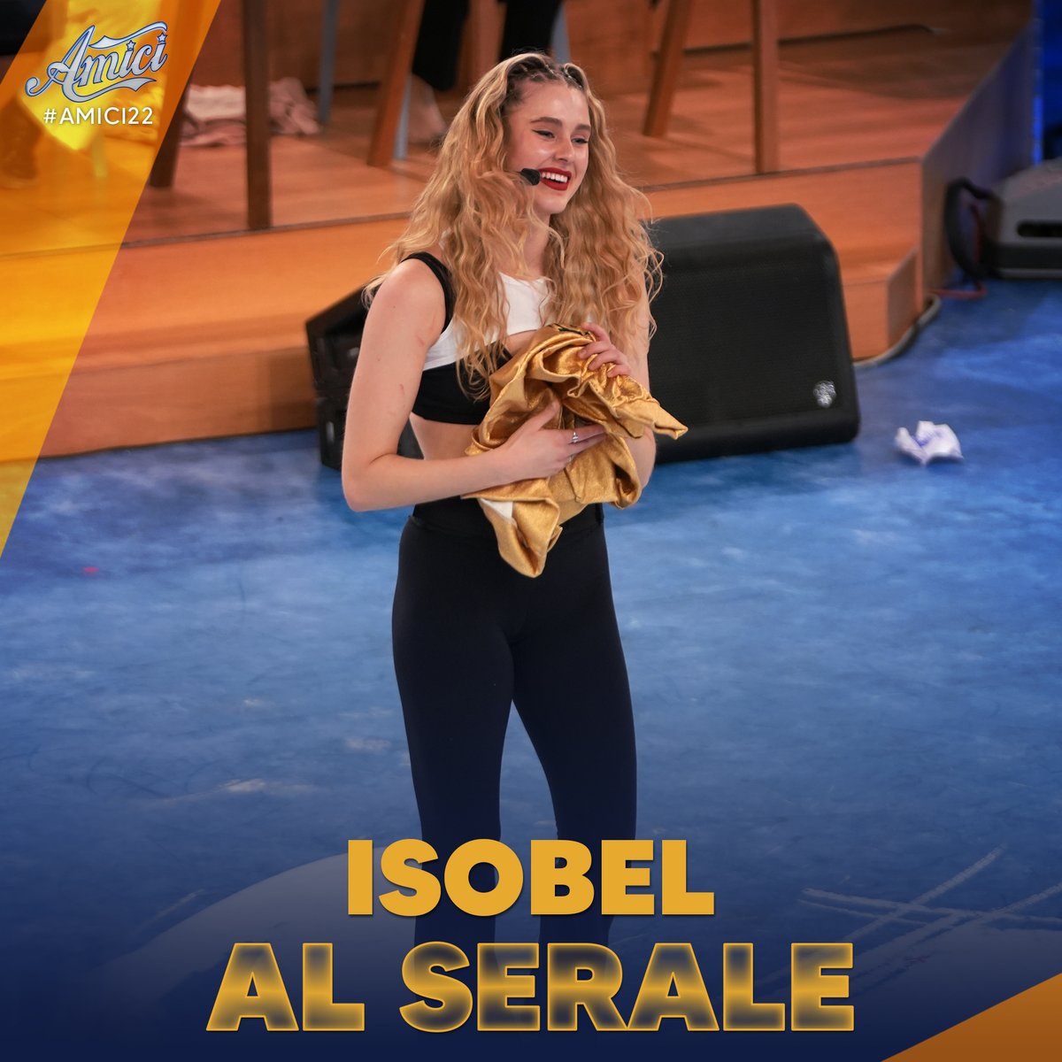 AmiciUfficiale's tweet photo. Isobel con te abbiamo un bellissimo appuntamento sul palco del Serale di #Amici22 🎉 https://t.co/X6eog63SVp