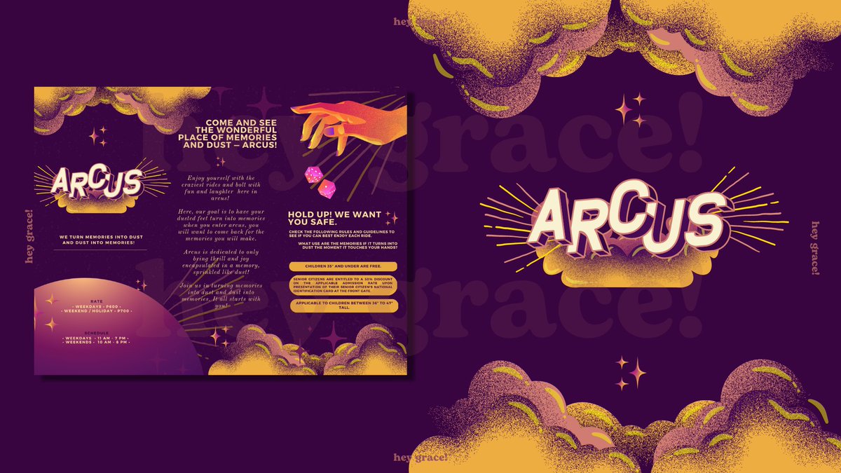 _heygrace's tweet photo. hello! sharing with you all my recent graphic commission - trifold brochure ✨🎲🫳 medyo gaining confidence na with graphic tasks but selective pa rin po me jhsbfsh. super appreciate my client for entrusting this task to me !! :c <3 https://t.co/oJop3hAXYt