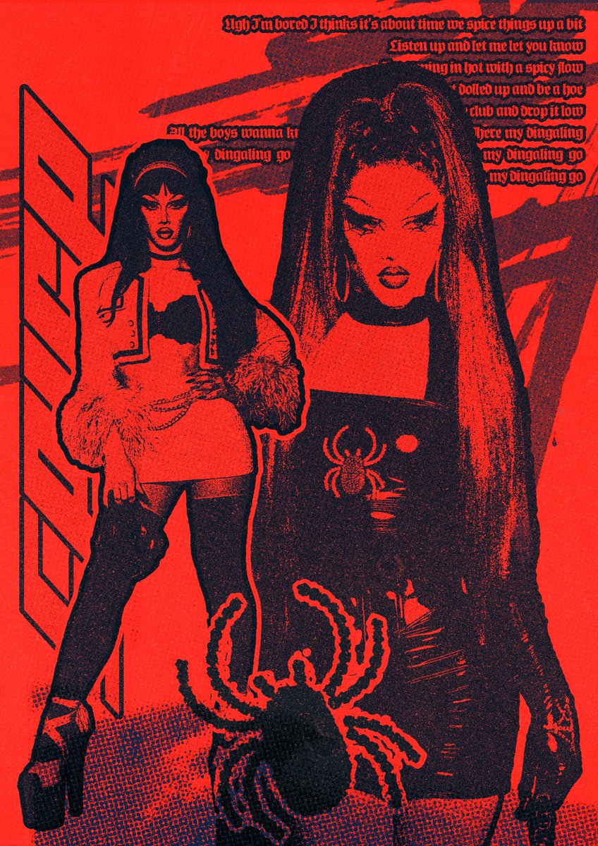 graphicbyszymon's tweet photo. Sugar and Spice graphic design poster 
-alternative version in replies

#GraphicDesign #GraphicDesigner #DragRace #rupaulsdragrace #rupaulsdragraceseason15 #sugarandspice #photoshop https://t.co/mRhwfeIp2f
