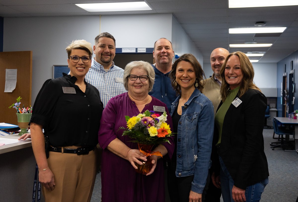 Mrs. Lipin exudes kindness, dependability and fun at FHC.  Congrats on receiving the Support Staff of the Year award! #SpartanFamily