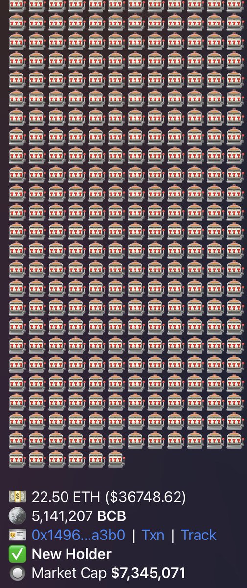 I don’t like posting about prices. But $BCB current levels are highly undervalued, and the chads aping are a prime a example of it.
First betting exchange where users own it! 
Buy your $BCB , Claim your ownership.