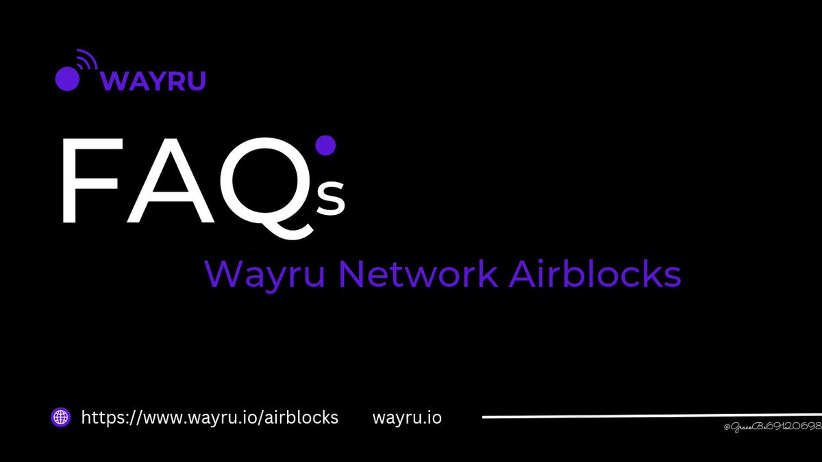 GraceBe69120698's tweet photo. What are @WayruNetwork AirBlocks?
#AirBlocks are NFTs of unique illustrations representing every one of us and the AirBlockers behind the scenes bringing connectivity to everyone in emerging countries. The money from each sale of these #NFTs (AirBlocks) will be used to give... https://t.co/WvffVbjvWr
