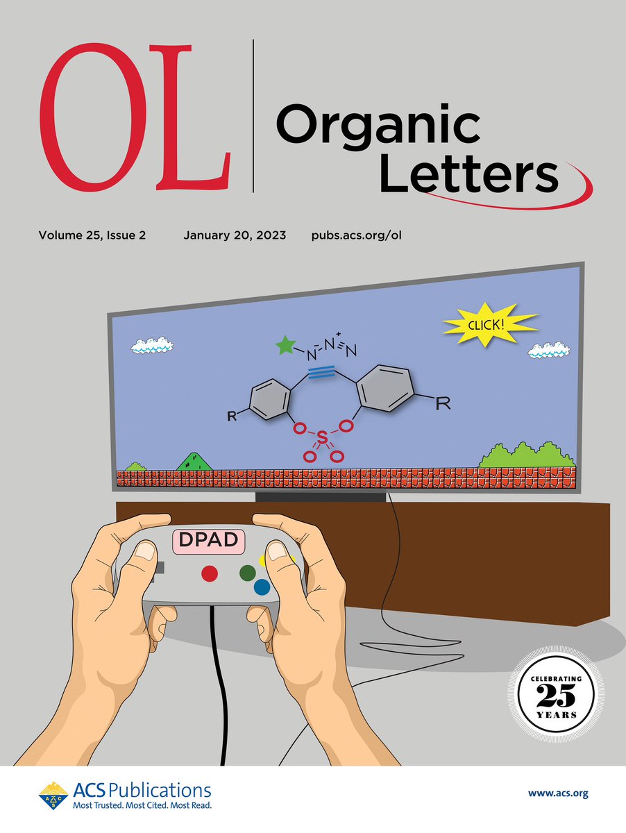 BG_PhD's tweet photo. First OL paper as PI got the cover! 

Check out how you can use DPAD for the Remote Control of #ClickChemistry

https://t.co/0Yy98n5prI https://t.co/axIGHWWTve