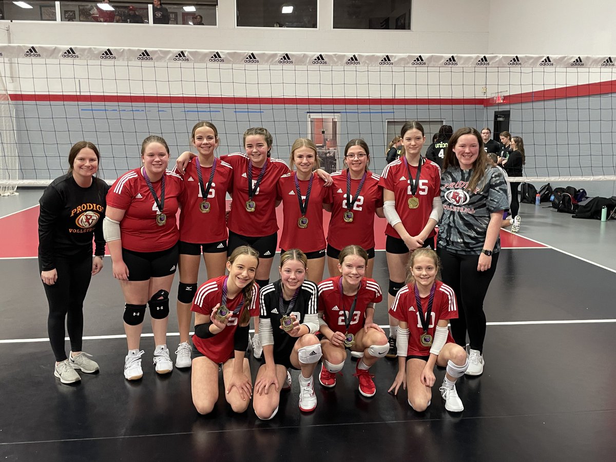 MrKenConklin's tweet photo. First actual tournament, first gold medal! Way to go Prodigy 13 Red!!! 🏅 #UnionClassic https://t.co/kEEKlaoGQ6