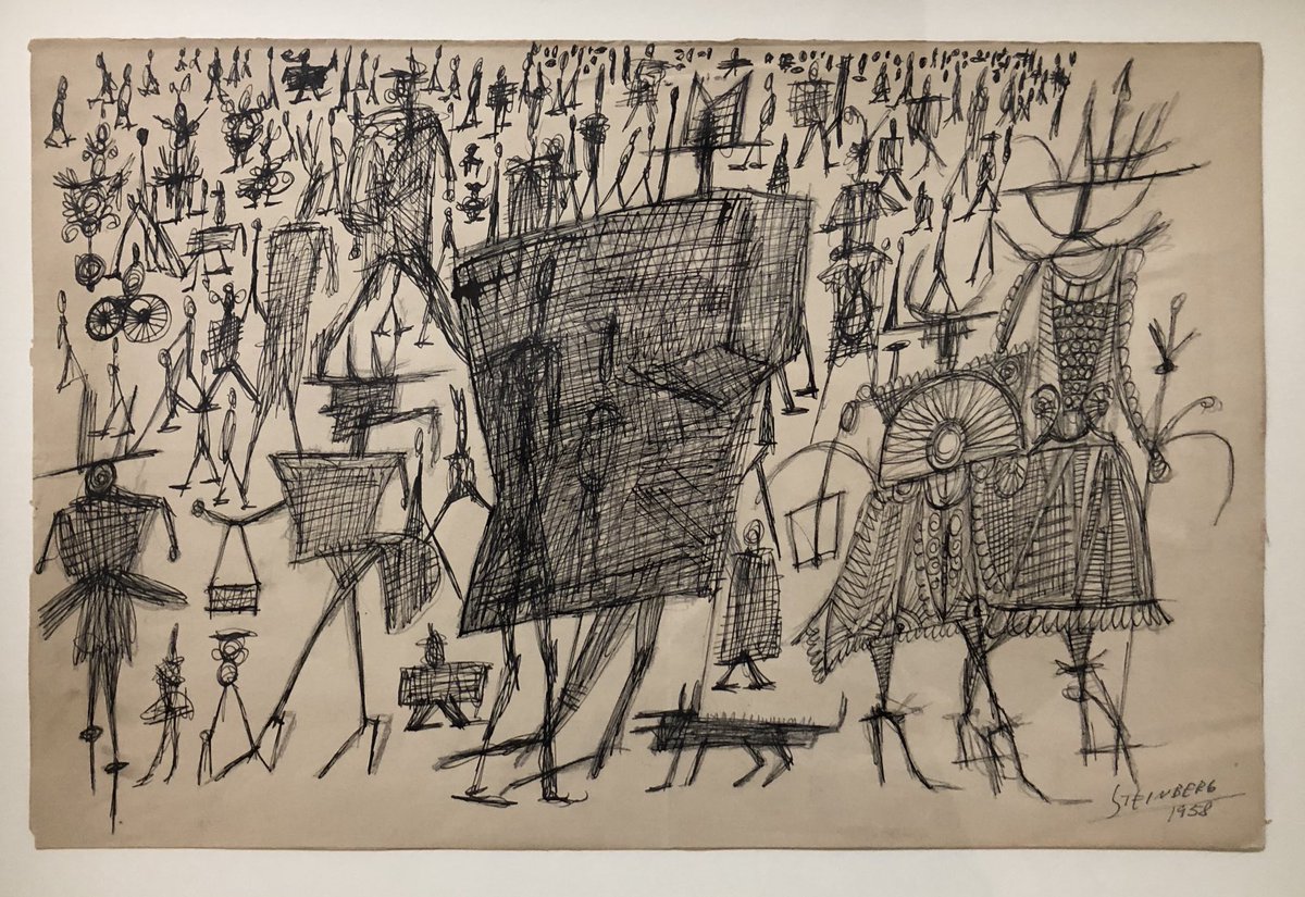 Saul Steinberg, exhibition ⁦⁦@CentrePompidou⁩ 15 months ago 
